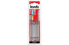 KWB Doppel-Schrauberbit-Set 100 PH-PZ-FL-Hex 6-tlg.