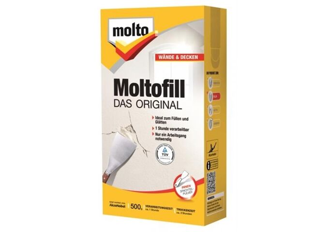 Molto Moltofill Spachtelpulver innen DasOrignial 500-G