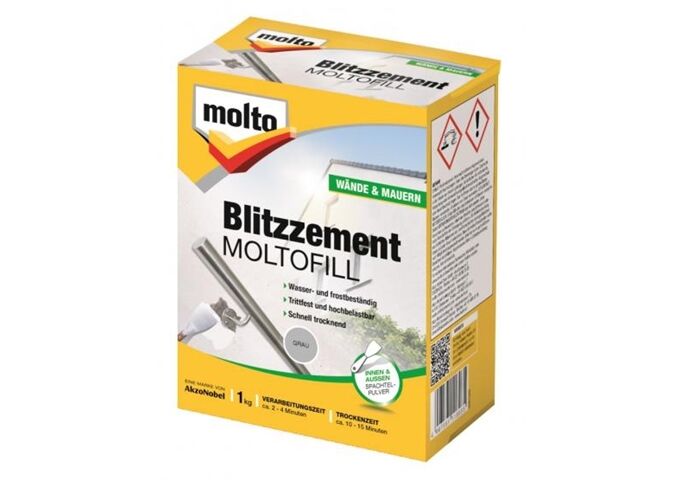 Molto Moltofill Blitzzement grau außen +innen 1-KG