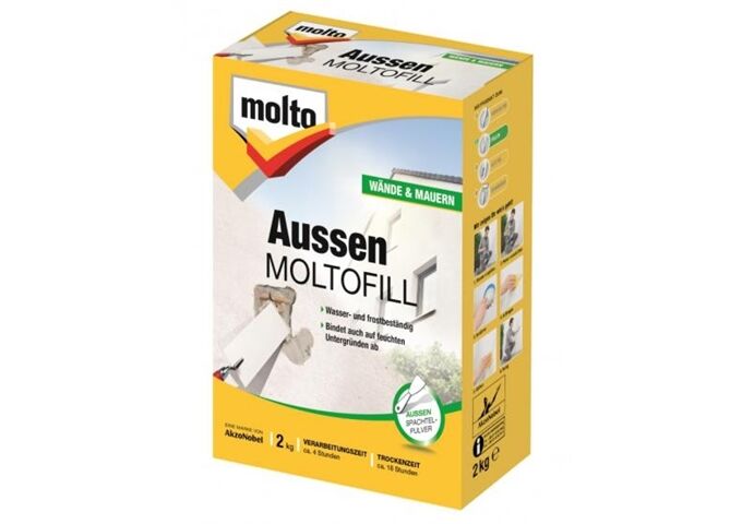 Molto Moltofill Spachtelpulver außen 2-KG