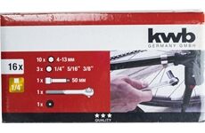 KWB Steckschlüssel-Satz 1/4 ´ ´ 16-teilig