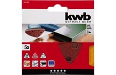 KWB Kress/AEG Klett-Haftdreieck WB gelocht K80 Inh5
