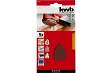 KWB Klett-Haftdreiecke Mouse gelocht K120 Inh5