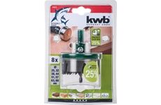 KWB Lochsäge AKKU TOP T28mm D25-68mm, 8Kränze