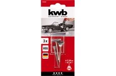 KWB Mini-Drahtbürsten-Satz 3-tlg.