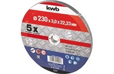 KWB CUT FIX Trennscheibe Metall D230mmInh5