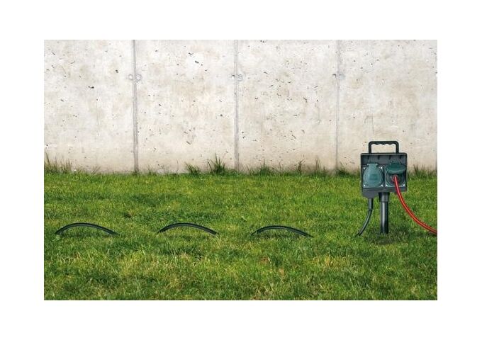 Brennenstuhl Gartenstd. + Erdspiess 2-Fach Kabel 1,4 m H07RN-F