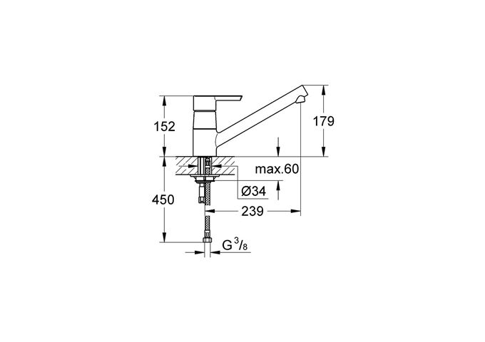 Grohe FEEL SP-EHM chrom