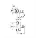 Grohe Feel Brause-Einhebelmischer DN15, verchromt