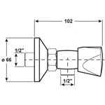 Cornat LISA BR-Batterie 1/2 ´ ´ chrom