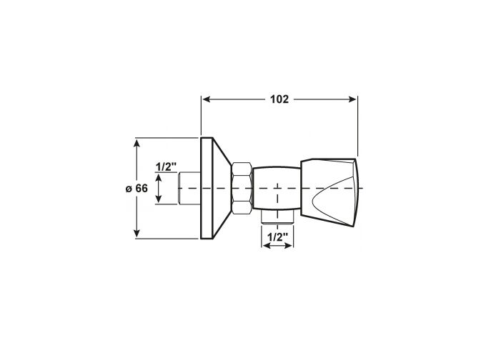 Cornat LISA BR-Batterie 1/2 ´ ´ chrom