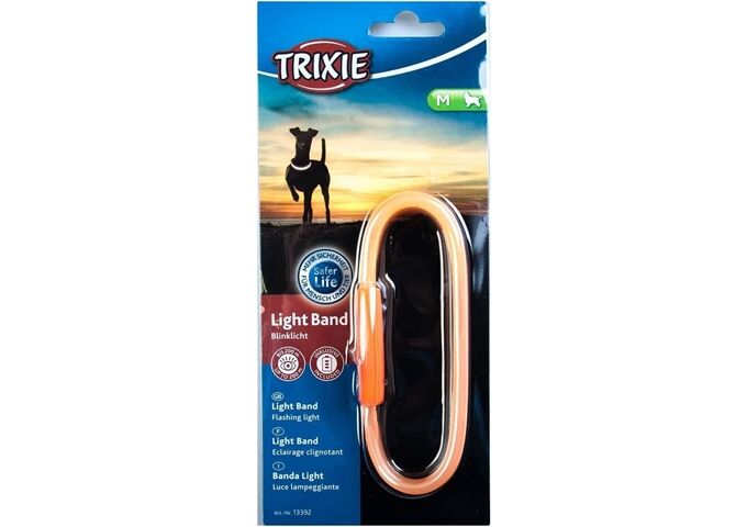 Trixie Light Band, rund, M, 42 cm, orange
