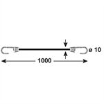 Connex Gepäckarm 10,0 x 1000,0 mm