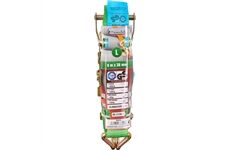 Connex Zurrgurt mit Ratsche ; Haken 6mx38mm, 2000 kg m R