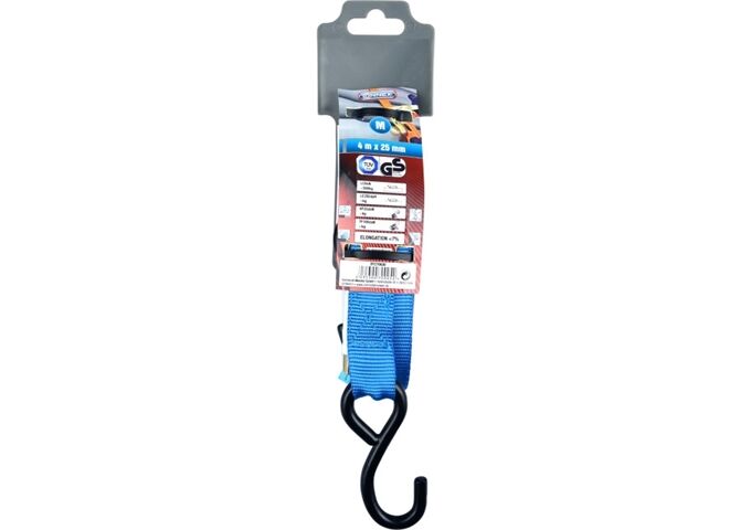 Connex Zurrgurt mit Ratsche und Haken B 25,0 mm, L 4,0 m
