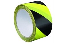 Color Expert Warnklebeband schwarz/gelb 60 mm x66 m