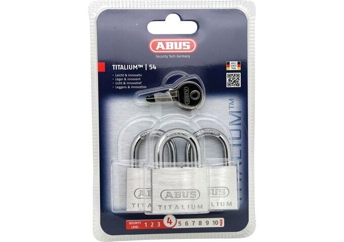 Abus Titalium - Vorhangschloss 54TI/40 Triples