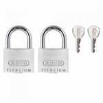 Abus Titalium - Vorhangschloss 64TI/30 Twins B/SB