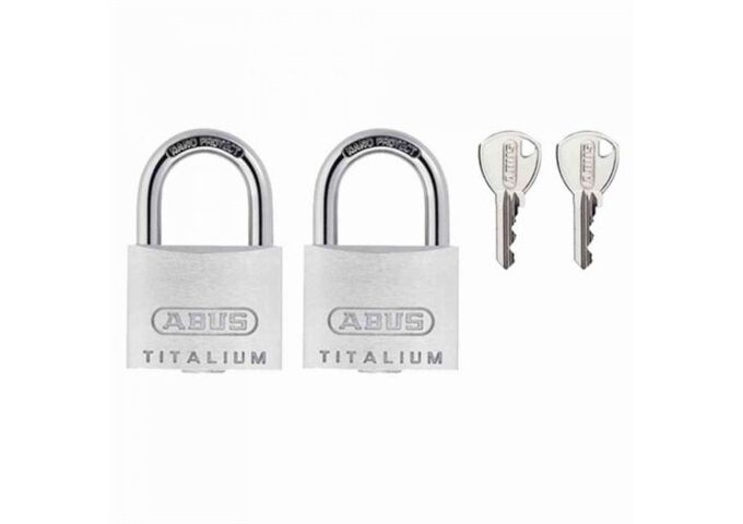 Abus Titalium - Vorhangschloss 64TI/30 Twins B/SB