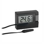 TFA Elektr. Thermometer schwarz, 52x39mm