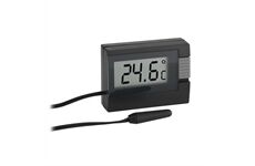 TFA Elektr. Thermometer schwarz, 52x39mm
