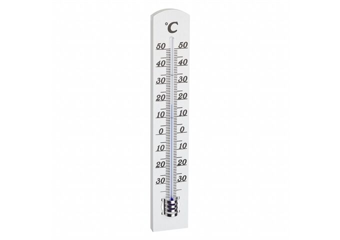 TFA Thermometer, Holz Weiß 80 x 30 mm,45 g