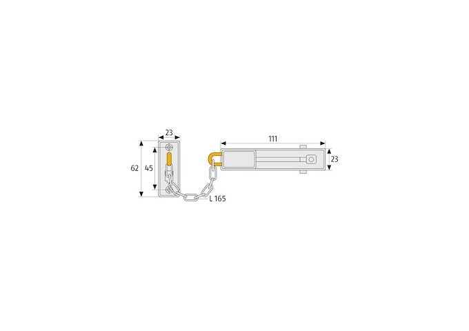 Abus Türkette SK66 W CL/DFNLI