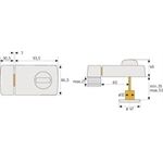 Abus Türzusatzschloss 2110 W CL/DFNLI