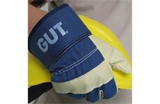 GUT-Volllederhandschuh gelb Damen,Gr.08, CE CAT II