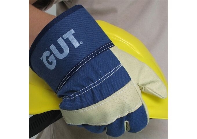  GUT-Volllederhandschuh gelb Damen,Gr.08, CE CAT II