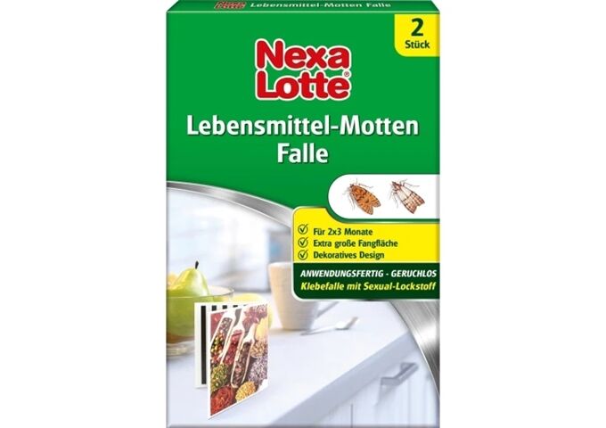 Nexa-Lotte Lebensmittel-Motten Falle 2 Stück