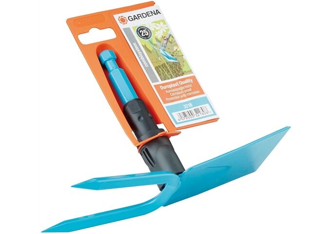 Gardena cs-Gartenhacke, ger. Blatt, 2 Zinken, 7,5 cm breit