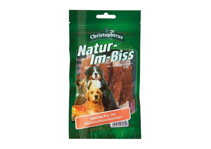  Christopherus Hund Natur-Im- Biss Seelachs im Hähn