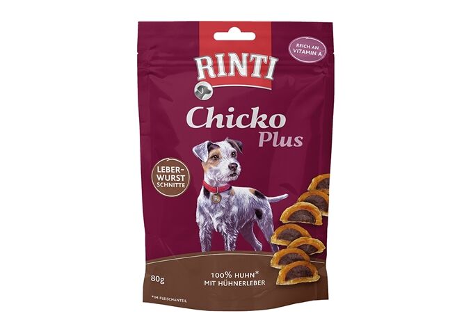 RINTI Chicko Plus Leberwurstschnitte 80 g