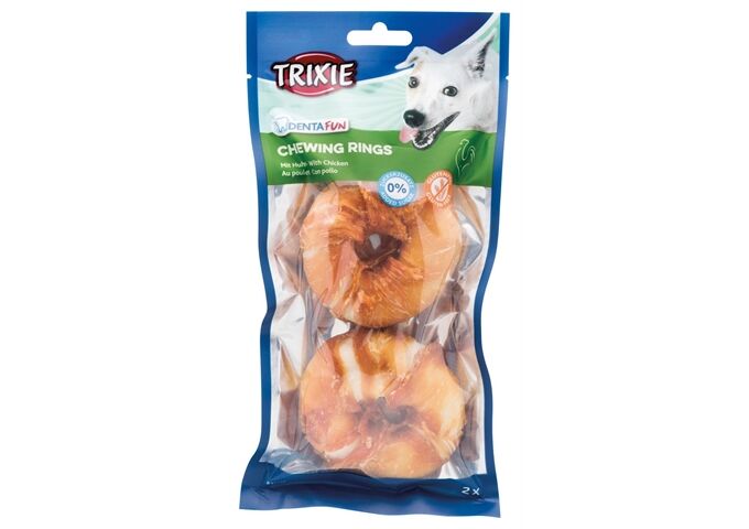 Trixie Denta Fun Kauring, Huhn ø 6 cm, 2 St./110 g