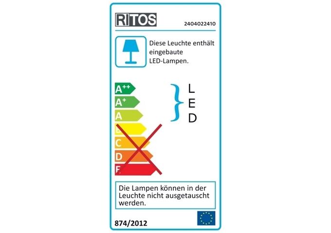  LED Unterbauleuchte 2x2,4W mit Bewegungssensor, IP