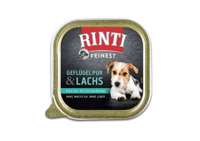 RINTI Feinest - Geflügel & Lachs, Schale 150 g