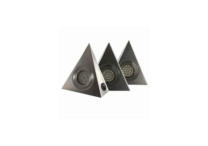  LED Triangle Kit Promo 3x1,8 W LxBxH ; ca.130 x 12