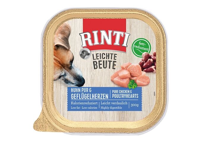 RINTI Leichte Beute Huhn Pur & Geflügelherzen 300 g