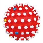 Trixie Vinyl Spielball ca. 10 cm mit Noppen + Squeeker