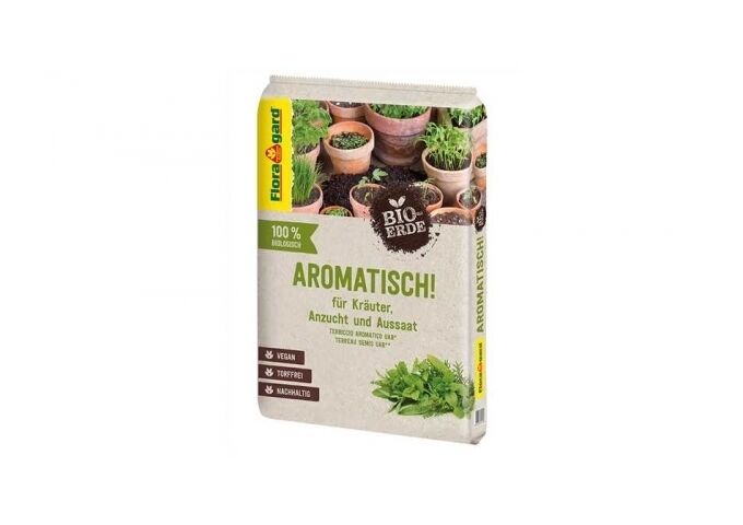  BIO AROMATISCH Kräuter und Aussaattorffrei, 10 L,