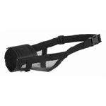 Trixie Maulkorb mit Netzeinsatz Polyester,M, schwarz