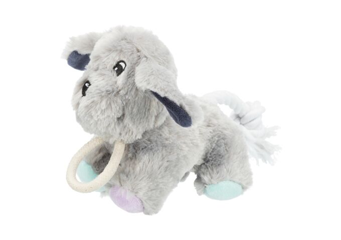 Trixie Junior Hund mit Tau, Plüsch 24 cm