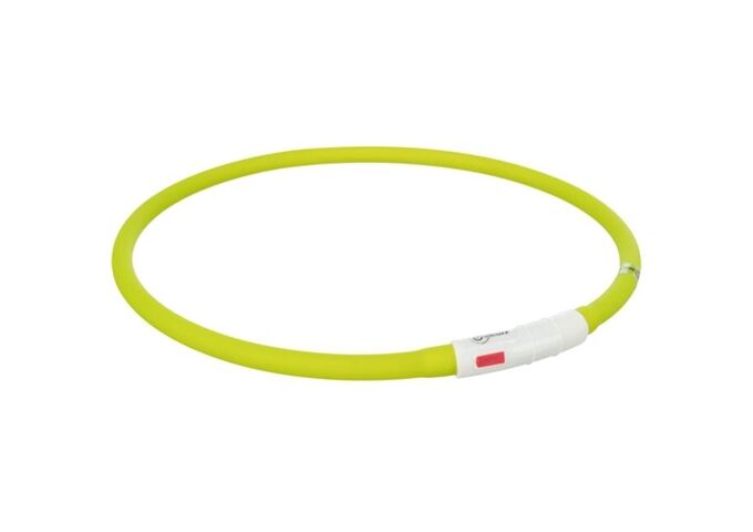 Trixie Flash Leuchtring USB, Silikon, XS XL ; 70 cm/Ø 10