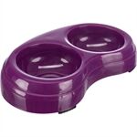 Trixie Doppelnapf, schwer, Kunststoff 2 0,2 l/ø 10 cm