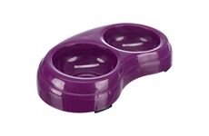Trixie Doppelnapf, schwer, Kunststoff 2 0,2 l/ø 10 cm