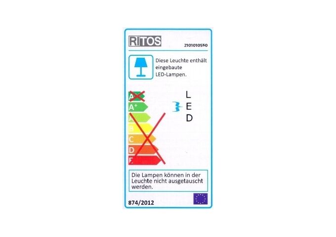  Ovalarmaturleuchte LED 5,5 W