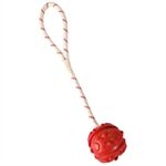 Trixie Ball am Band, schwimmend, Naturgummi, Durchm. 7cm/