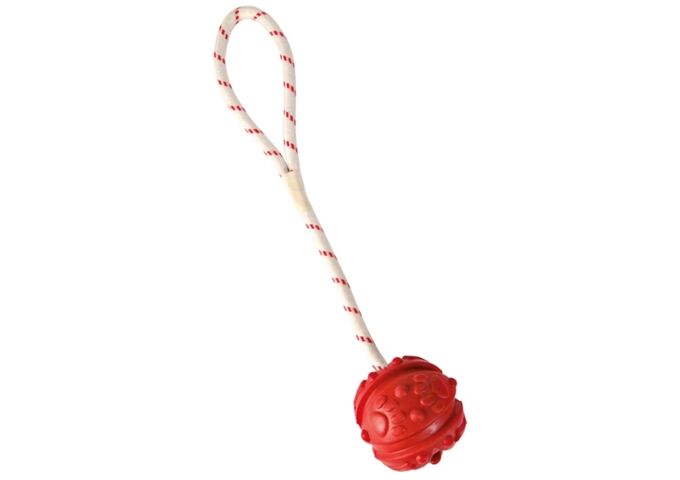 Trixie Ball am Band, schwimmend, Naturgummi, Durchm. 7cm/