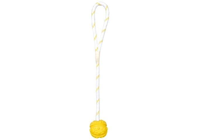 Trixie Ball am Band, schwimmend, Naturgummi, Ø 4,5cm